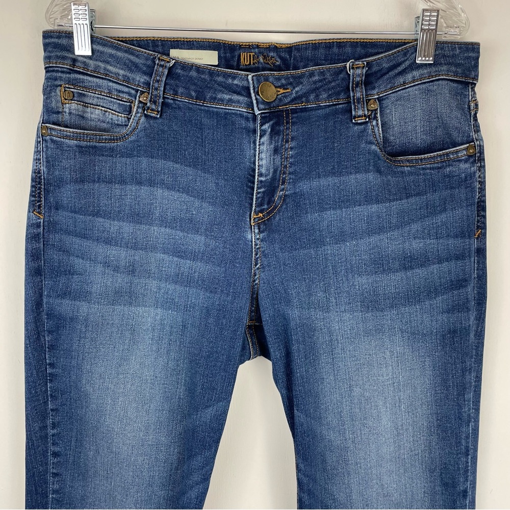 Kut from the Kloth Sz 14 Mia Skinny Jeans Dark Wash - Picture 4 of 11